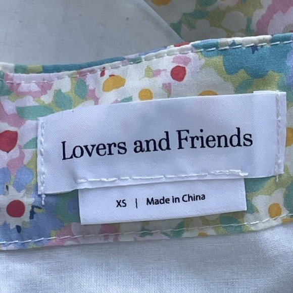 Lovers + Friends Womens Floral Print Balloon Mini Dress Multicolor Size XS - Picture 8 of 10